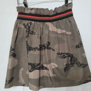 Camo Skirt with waistband